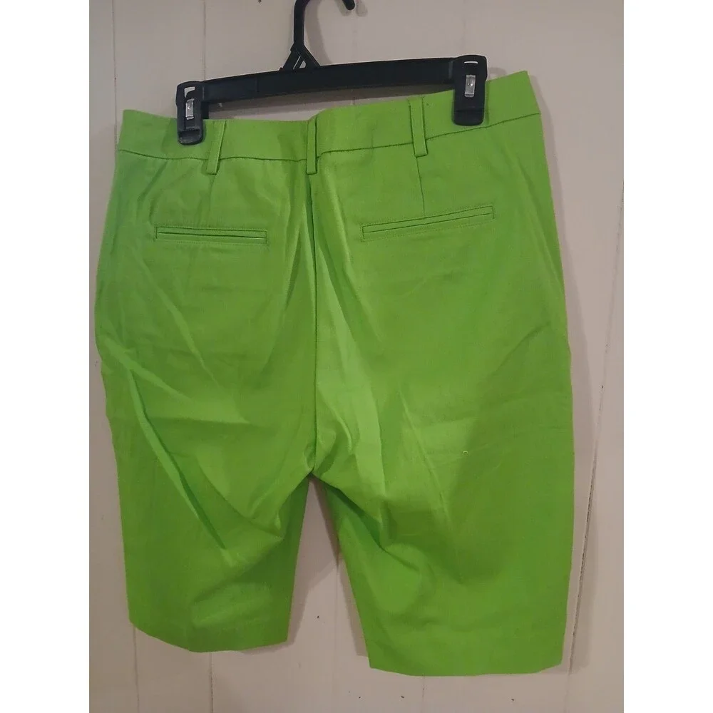 Retro Metro Styles  Bermuda Shorts  Green  Size 10 Sports Bubblegum Neon - Picture 2 of 7
